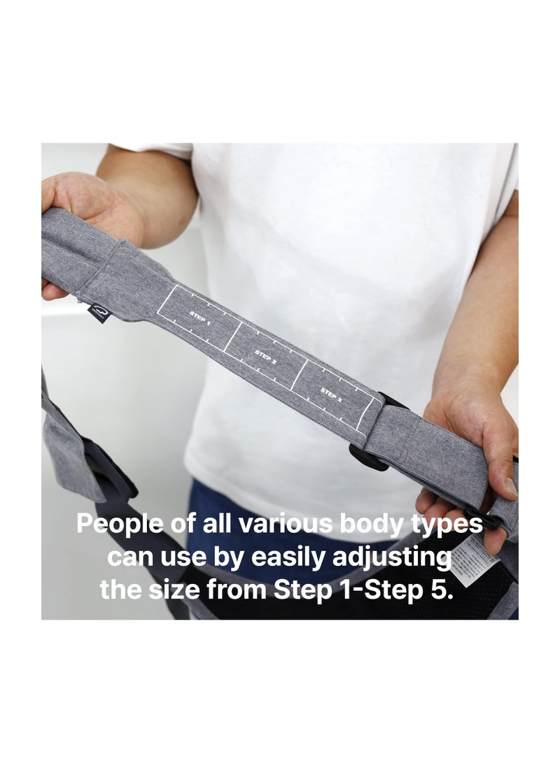 Adjustable Toddler Carrier Sling, Compact Hip Seat for Infants to 44 lbs, Cotton Baby Carrier with Anti-Slip Particles, Perfect for Sleep and Comfort, Half-Wrap Design for Easy Use. - Image 5