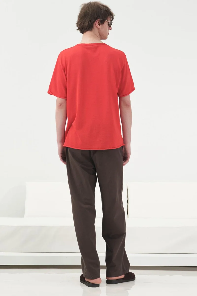 Giesto Brick Red GIESTO Men's T-Shirt for Men | Best Price UAE