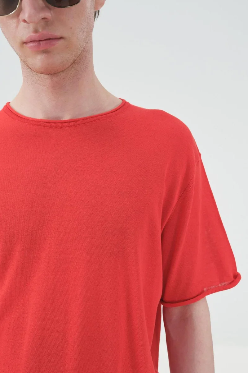 Giesto Brick Red GIESTO Men's T-Shirt for Men | Best Price UAE