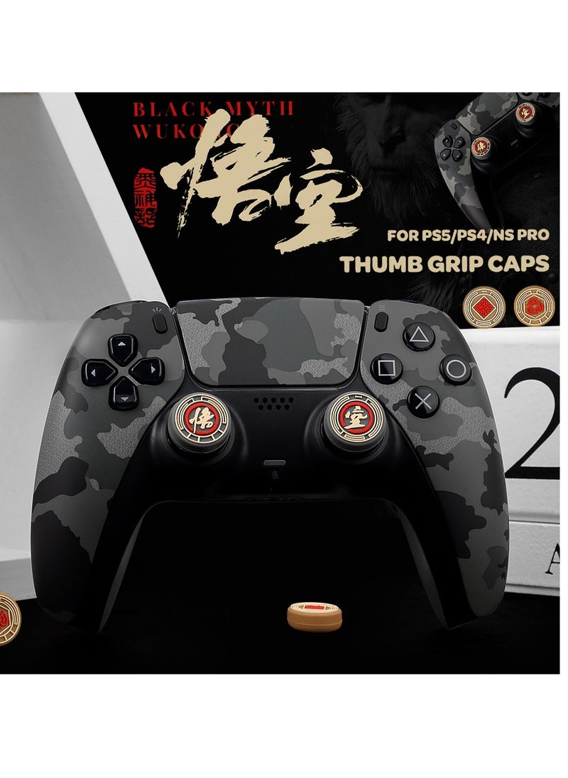 General - New Arrival: Hot-Selling Black Myth: Wukong PS4/PS5/XBOX/NSPRO Controller Thumb Grip Anti-Slip Silicone Protective Cover - Image 1