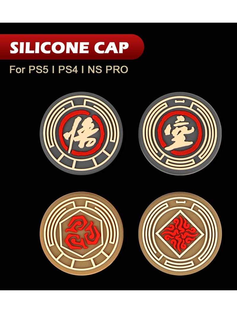 General - New Arrival: Hot-Selling Black Myth: Wukong PS4/PS5/XBOX/NSPRO Controller Thumb Grip Anti-Slip Silicone Protective Cover - Image 1