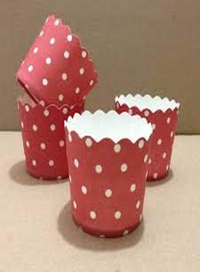 APSAMBR®-50pcs Random Colorful Premium Greaseproof Cupcake Paper Liners No Muffin Pan Needed Cupcakes Papers - Image 4
