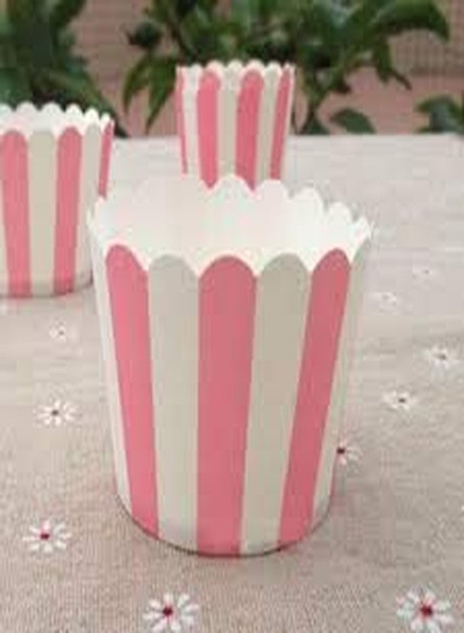APSAMBR®-50pcs Random Colorful Premium Greaseproof Cupcake Paper Liners No Muffin Pan Needed Cupcakes Papers - Image 5