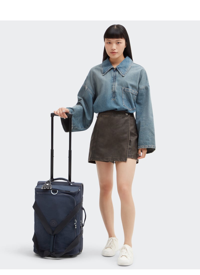 kipling Basic Teagan US Small Cabin Wheeled Duffle 54cm/21incehs, 2.60kg, 39L, Blue Bleu  - Image 5
