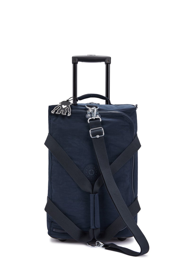 kipling Basic Teagan US Small Cabin Wheeled Duffle 54cm/21incehs, 2.60kg, 39L, Blue Bleu  - Image 1