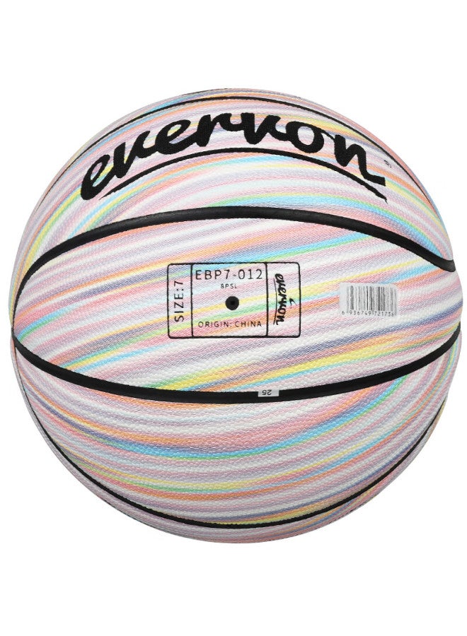 Evervon Basketball, Adult Compeion Training, Indoor And Outdoor Use, Wear-resistant, Size 7 Non-slip Pu Basketball, Ebp7-012 - Image 2