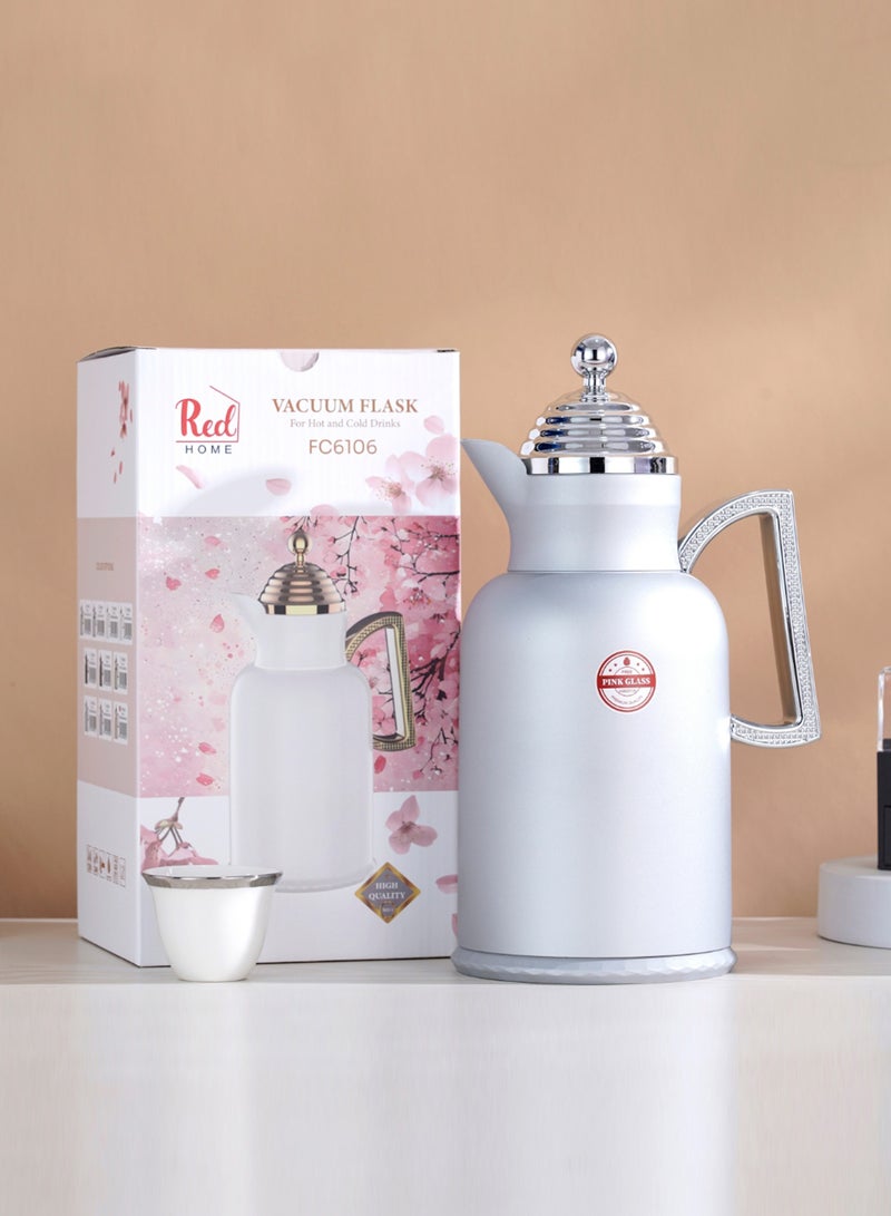 Red Home Vacuum Flask Set 1000ml to 600ml FC6006H - Image 2