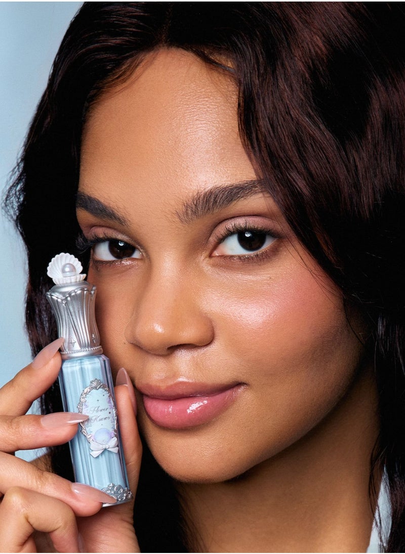 Flower Knows Shell's Jewel Nourishing Lip Glaze with Hydrating Essence and Glossy Shine  3-in-1 Lip Oil, Gloss & Treatment –  P04 Seafoam Glow  - Image 3