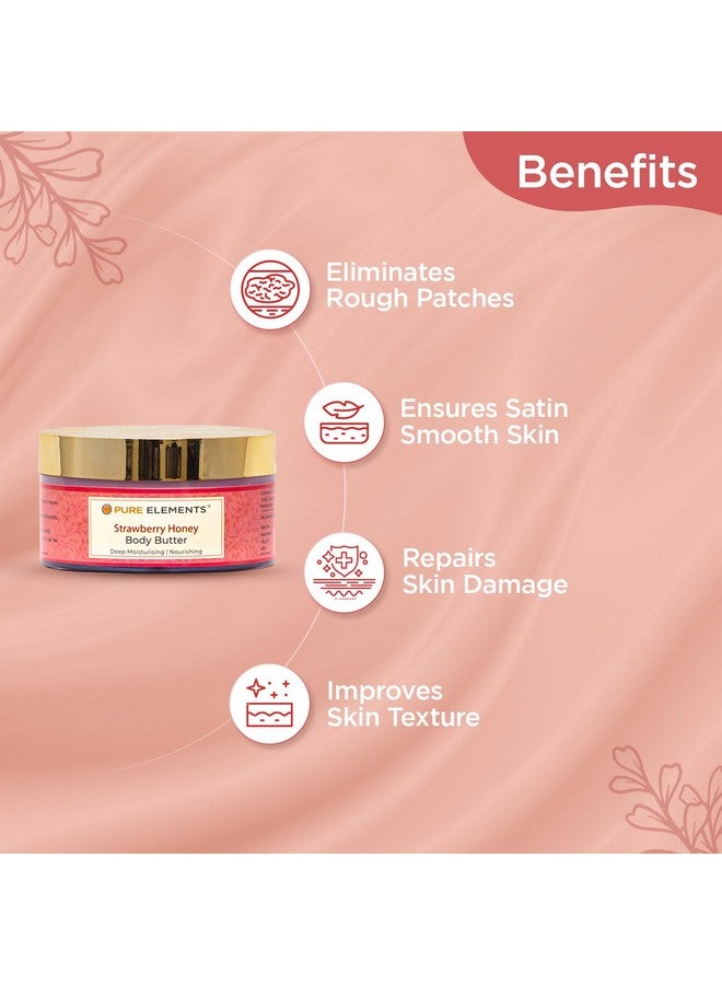 PURE ELEMENTS Rose Shea Butter Body Cream Enriched With Rose Oil And Shea Butter No Mineral Oil Made With Natural Ingredients - Image 3
