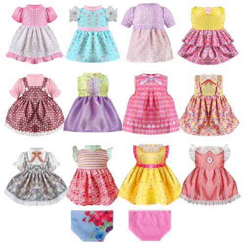 MLcnleS Alive Baby Doll Clothes and Accessories  12 Sets Girl Doll Princess Dress for 1214 Inch Dolls  Cute Outfits for Little Girls Christmas  Birthday - Image 1