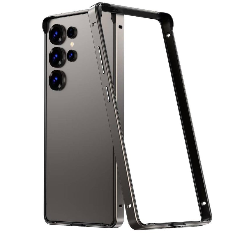 غطاء واقي | Gold | Metal | حماية من السقوط | مقاوم للخدش | مقاوم للصدمات لـ Samsung S26 Ultra / Samsung S26 - Image 3
