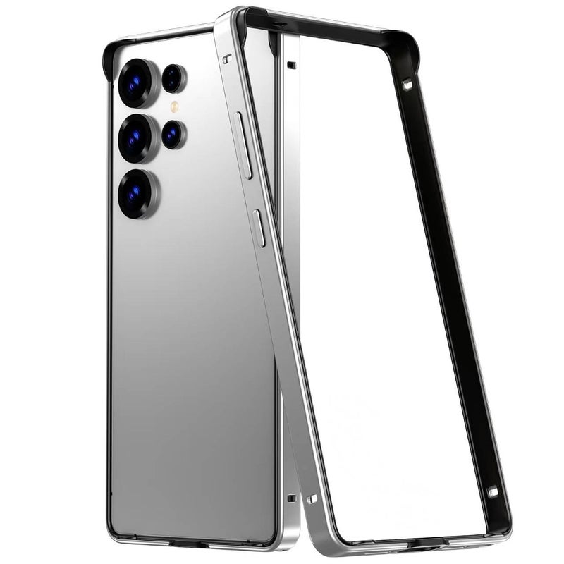 غطاء واقي | Gold | Metal | حماية من السقوط | مقاوم للخدش | مقاوم للصدمات لـ Samsung S26 Ultra / Samsung S26 - Image 4