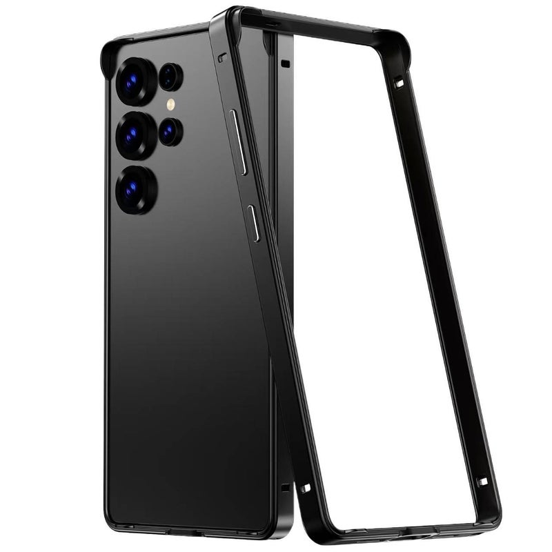 غطاء واقي | Gold | Metal | حماية من السقوط | مقاوم للخدش | مقاوم للصدمات لـ Samsung S26 Ultra / Samsung S26 - Image 2