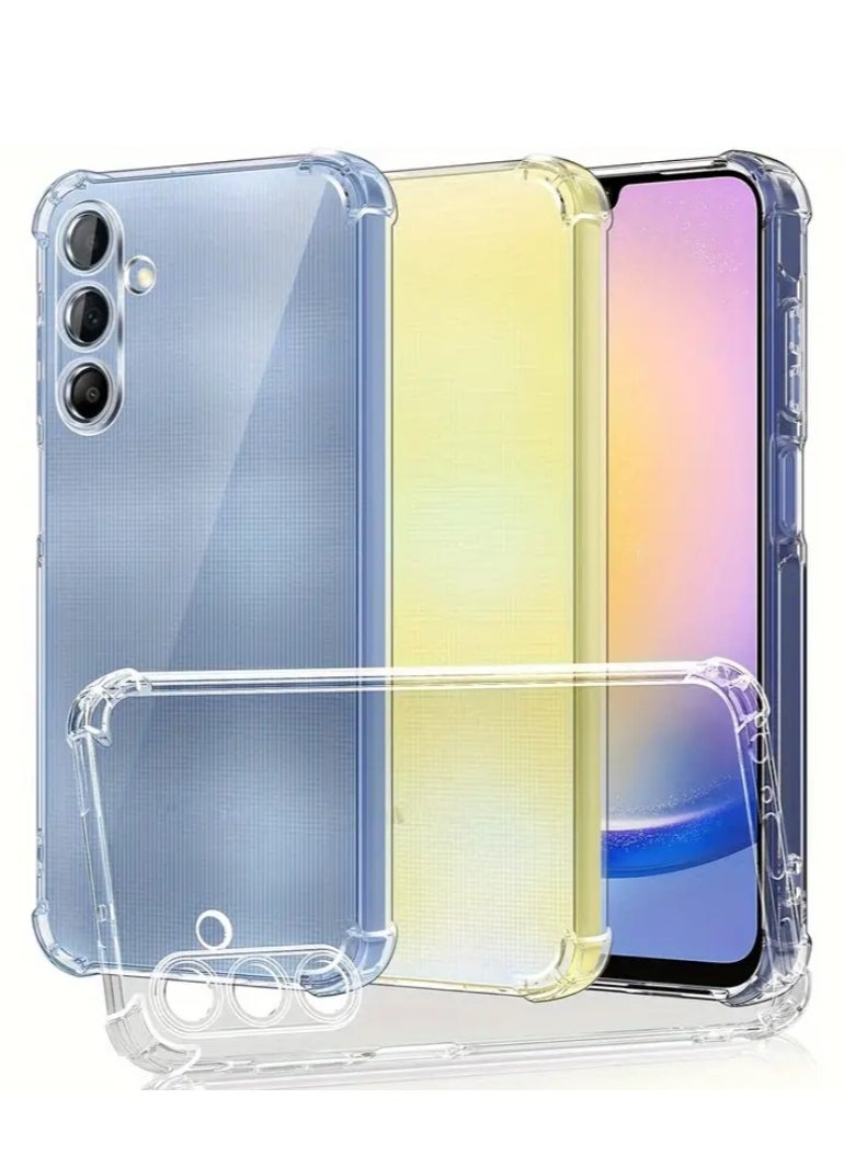 ماركة غير محددة - جراب شفاف ومضاد للصدمات لهاتف سامسونج ايه 15 Samsung Galaxy A15 - Image 1