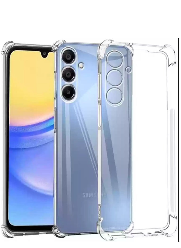 ماركة غير محددة - جراب شفاف ومضاد للصدمات لهاتف سامسونج ايه 15 Samsung Galaxy A15 - Image 1