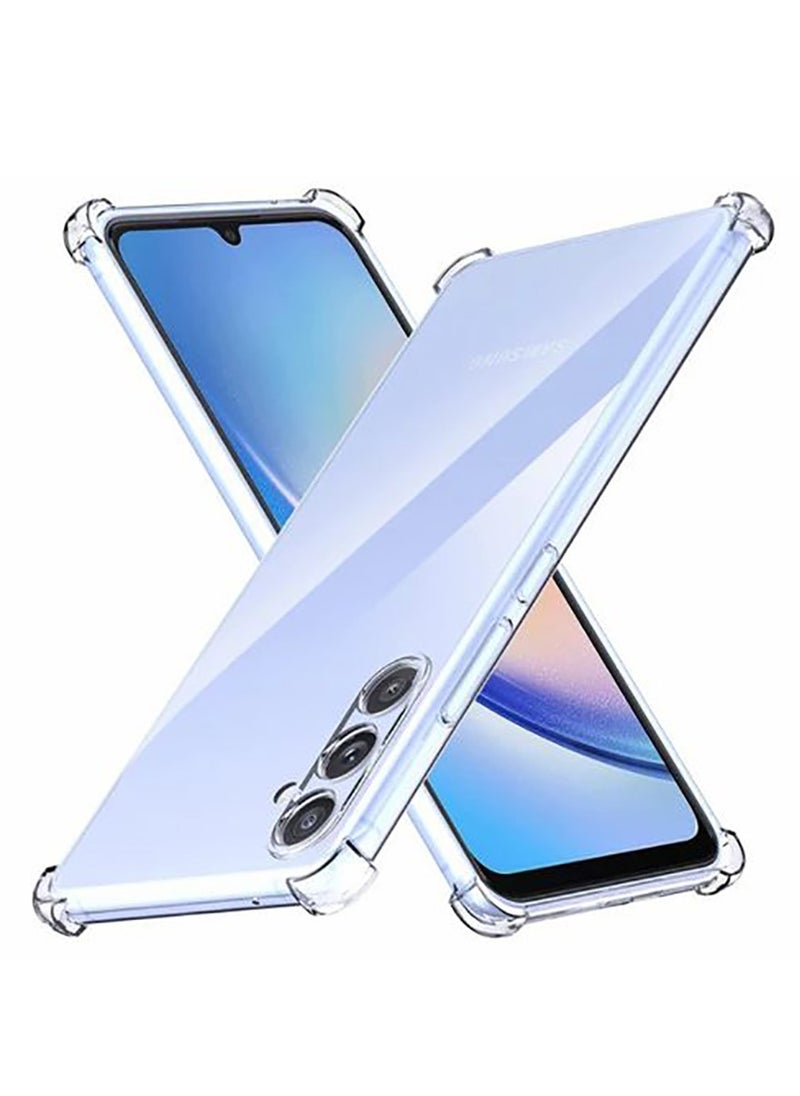 ماركة غير محددة - جراب شفاف ومضاد للصدمات لهاتف سامسونج ايه 15 Samsung Galaxy A15 - Image 1