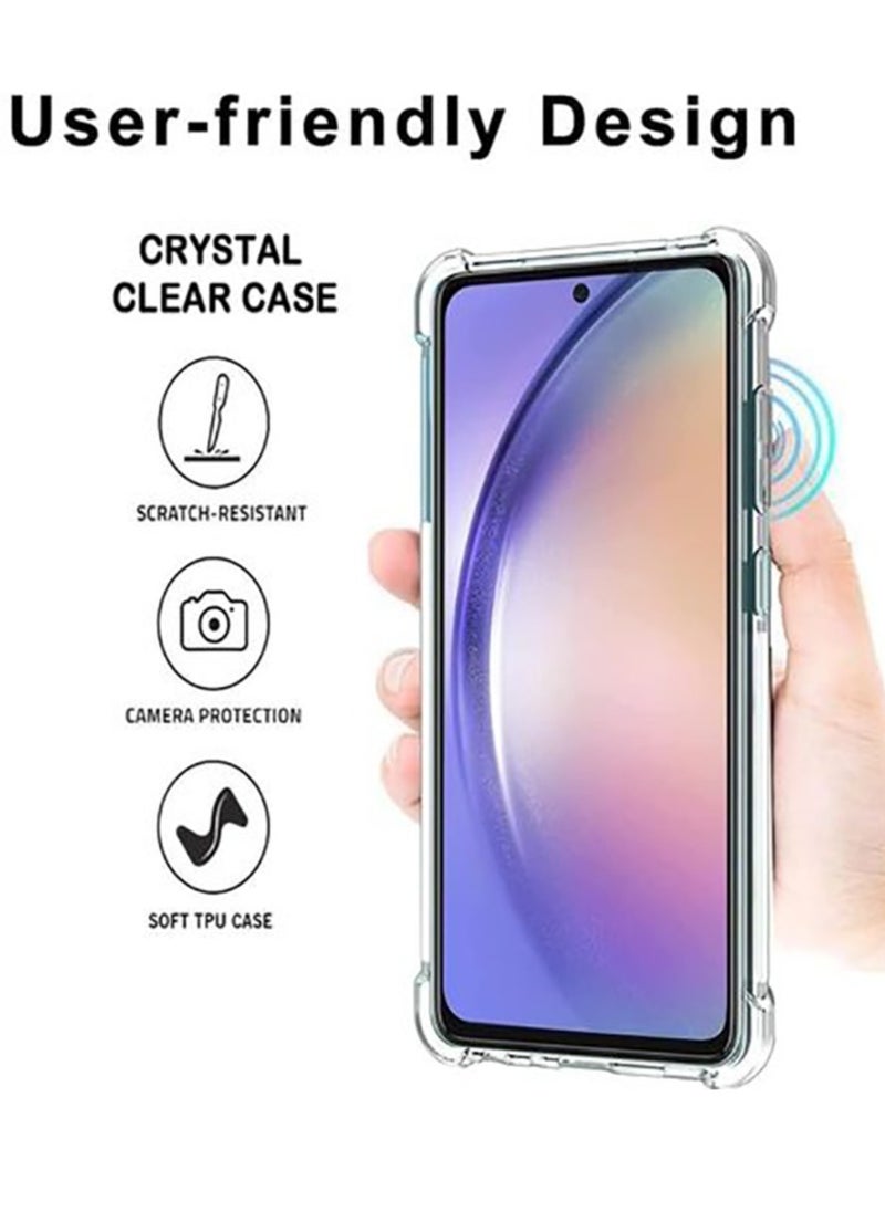ماركة غير محددة - جراب شفاف ومضاد للصدمات لهاتف سامسونج ايه 15 Samsung Galaxy A15 - Image 1