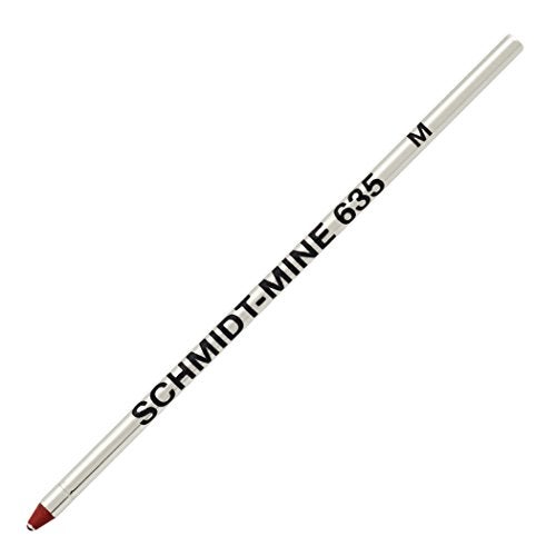 Schmidt 635 Mini D1 Ballpoint Refill Medium, 4 Pack, Red (SC58151) | D1 Standard Size for Multifunction & Mini Pens | Premium Stainless Steel Tip with TC Ball for Reliable Writing - Image 3