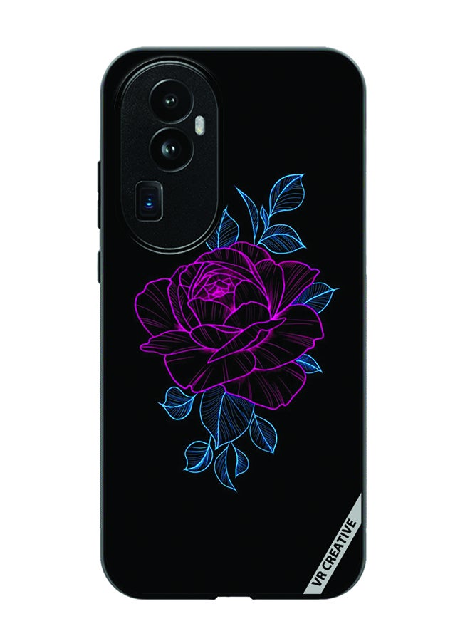 VR CREATIVE Protective Case Cover For Oppo Reno 10 Pro Plus Rose Design Multicolour - Image 1