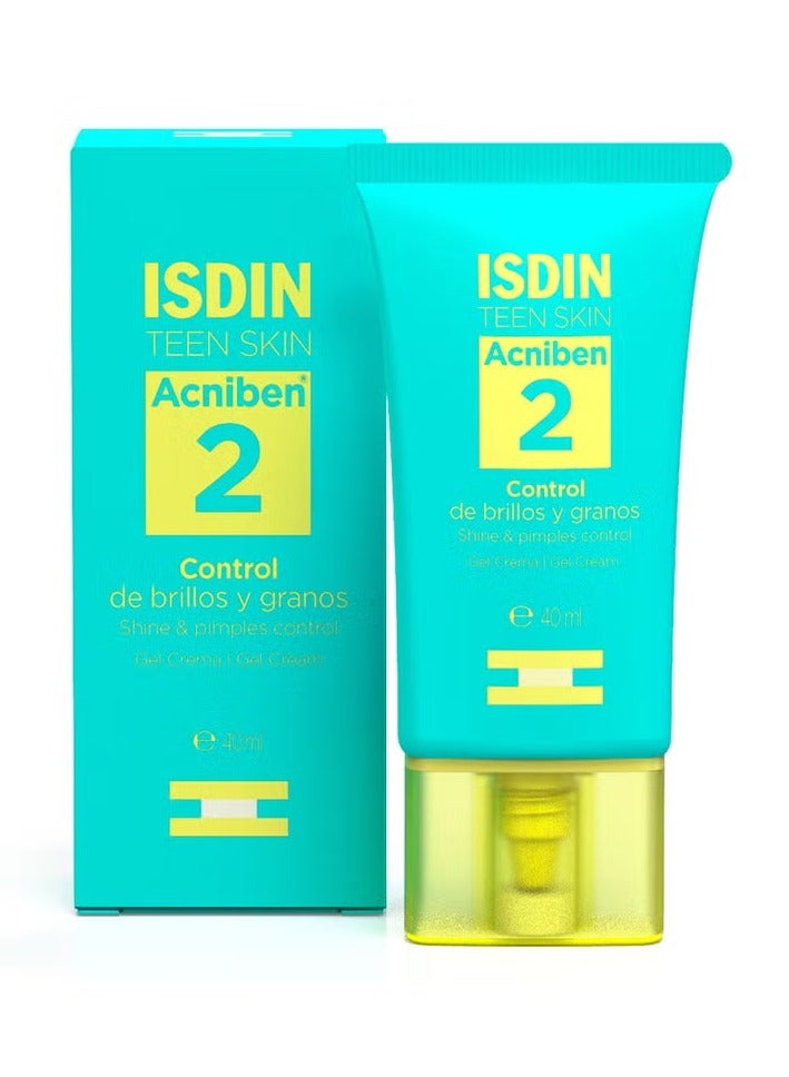 إيسدن كريم جل للتحكم في لمعان البشرة والبثور من إسدين للمراهقين، 40 مل