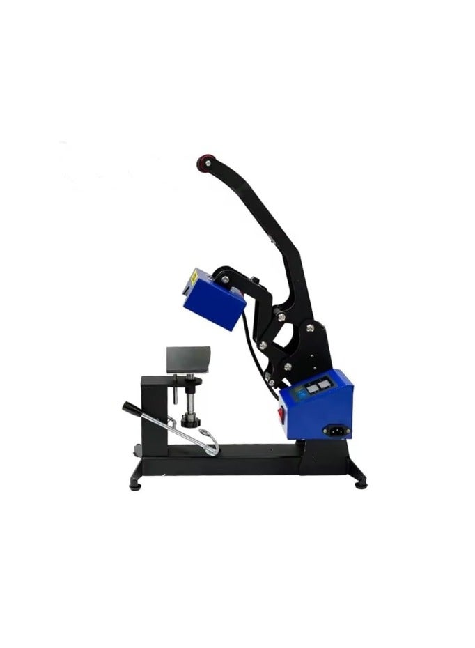 Kalon Professional Cap Heat Press Machine – Digital LCD Display, Curved Hat Printing ap heat press machine Blue - Image 2