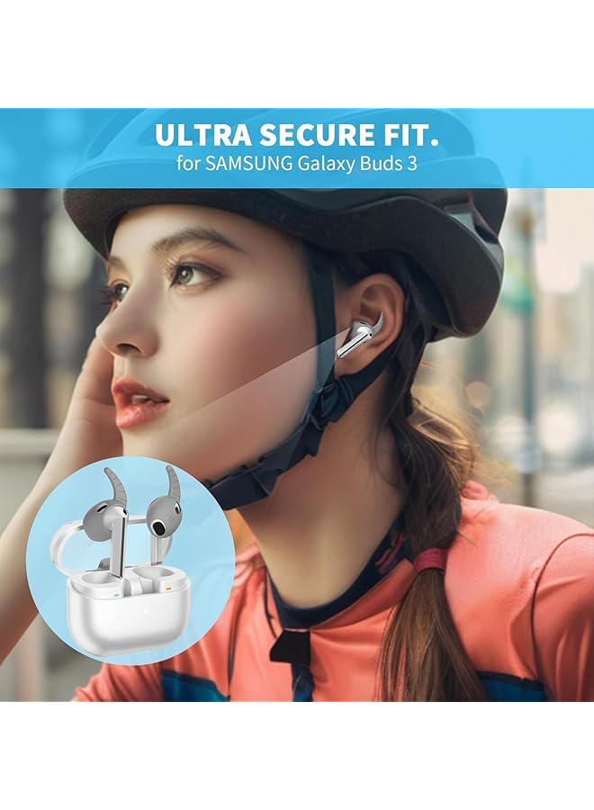 erorex 5 Pairs Ear Hooks Covers Compatible With Samsung Galaxy Buds 3 Anti Slip Ear Covers Holder  - Image 5