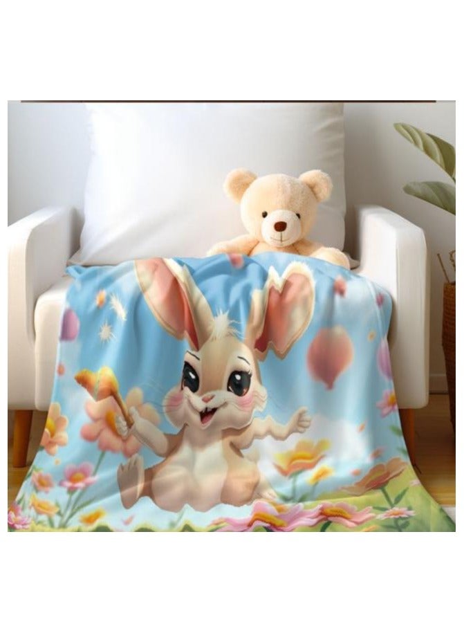 general Children's or student cartoon flannel thin blanket (warm and comfortable, suitable for sleep, games) 100cm*150cm - 969 - Image 4