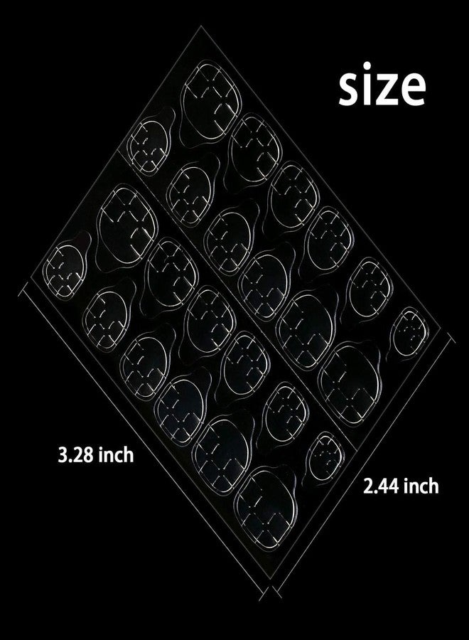 KRAFTMASTERS®240PCS (10 SHEETS) Adhesive Tabs Waterproof Breathable Double-sided Jelly Nail Sticker Super Sticky False Nail Glue Sticker Transparent Flexible for Manicure - Image 3