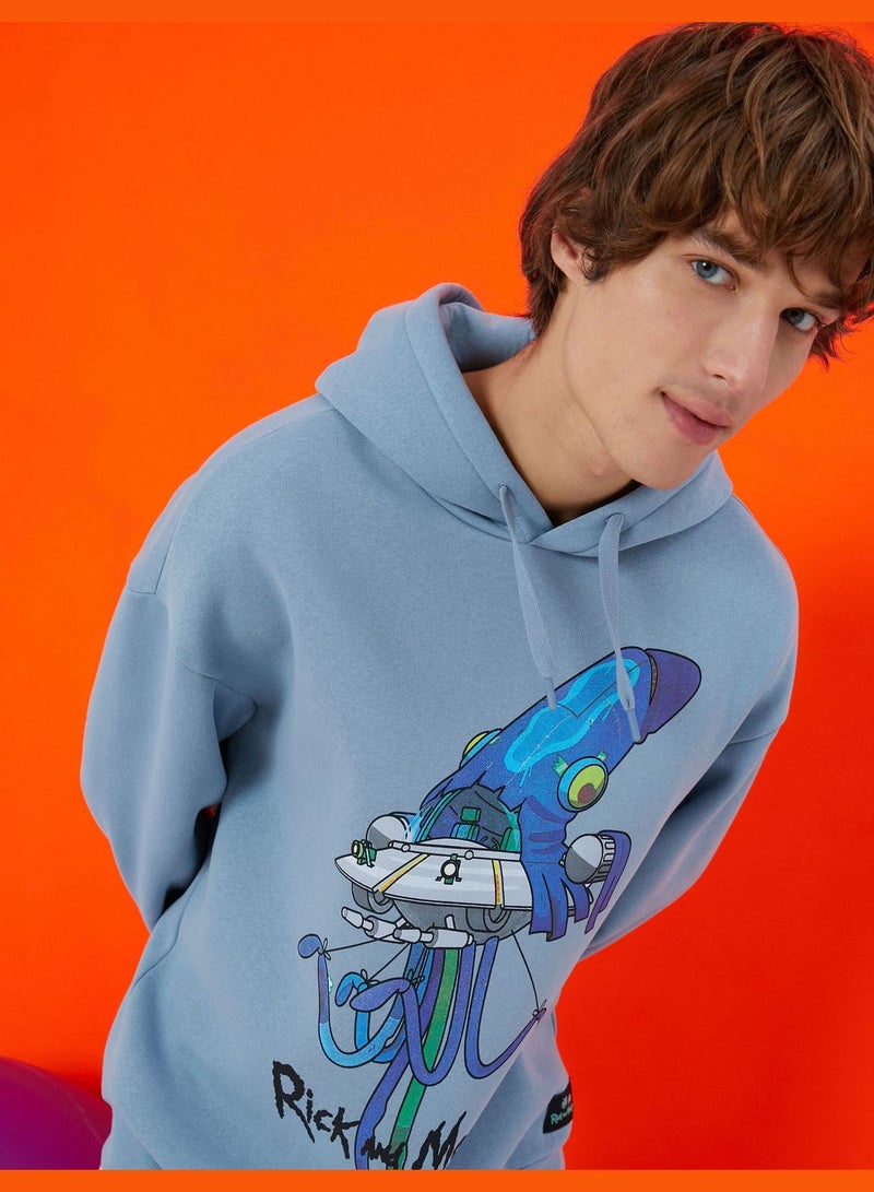 KOTON Rick and Morty Hoodie Licensed Printed  - Image 1