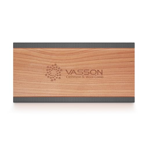 VASSON Cashmere Comb for Sweaters, Sweater Comb for Removing Pills and Fuzz, Gentle on Wool & Knitwear, Portable Handheld Clothing Care Tool with Storage Pouch - Image 1