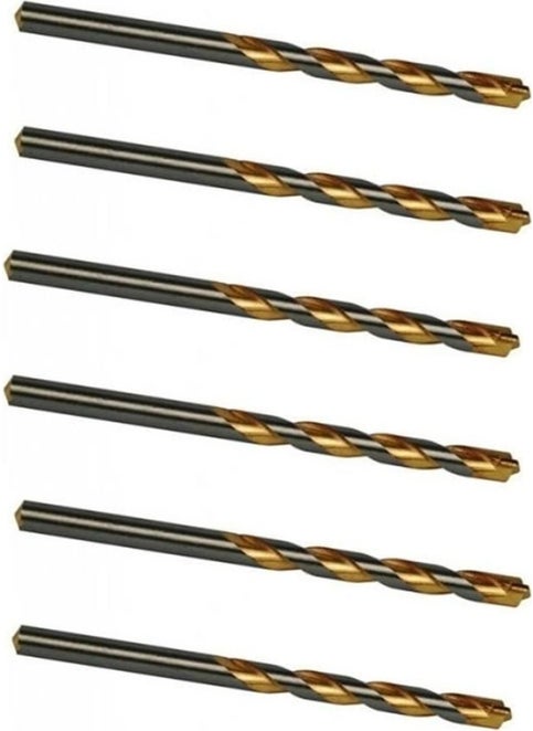 Gold Drill Bit Set (6 Sizes)