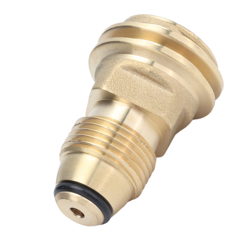 Propane Tank Brass Fittings Adapter Converts LP TANK POL Service Valve to QCC1 Type1 Hose - Image 4