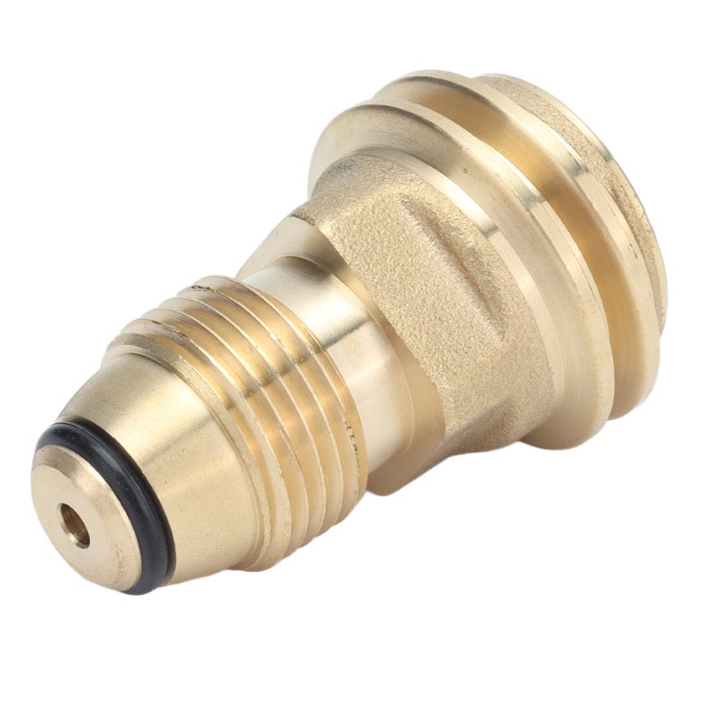 Propane Tank Brass Fittings Adapter Converts LP TANK POL Service Valve to QCC1 Type1 Hose - Image 3