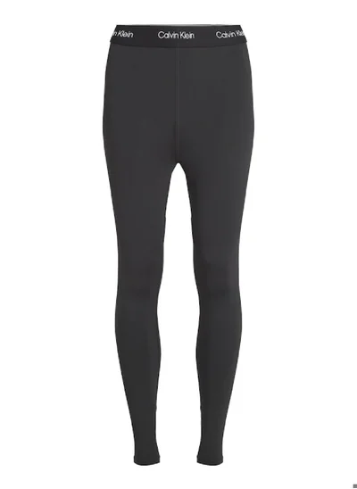 CALVIN KLEIN Women's 7/8 Gym Leggings - Polyester, Black