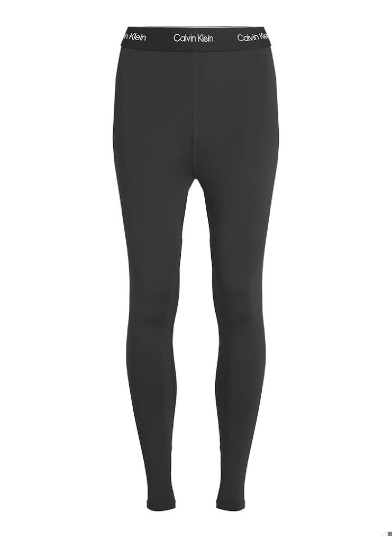 CALVIN KLEIN Women's 7/8 Gym Leggings - Polyester, Black  - Image 1