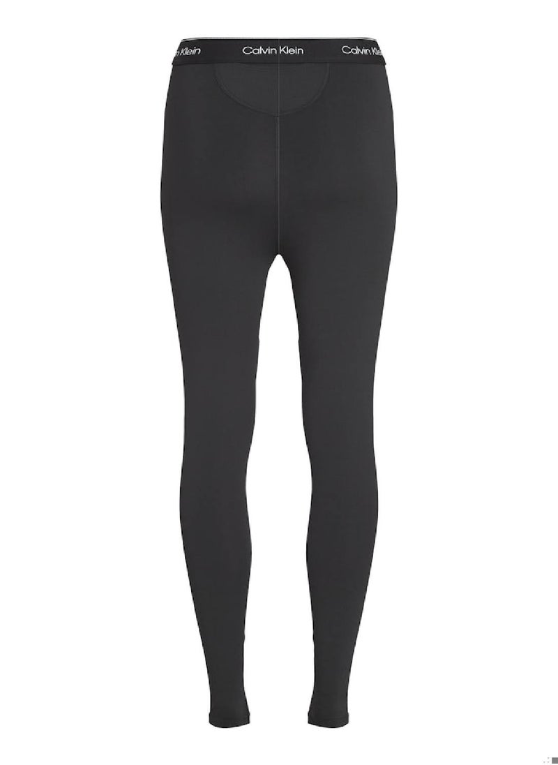 CALVIN KLEIN Women's 7/8 Gym Leggings - Polyester, Black  - Image 2
