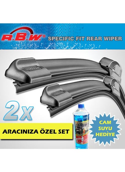 RBW - Ford Focus 05-11 Peugeot 207 07-12 650mm+430mm Wiper Set - Image 1