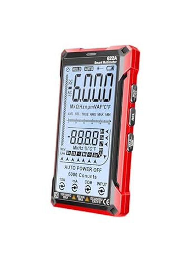 Auto Ranging Digital Multimeter AC DC Voltage Tester Capacitor NCV Electrical Troubleshooting - Image 1