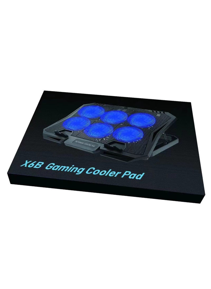 General X6 laptop cooling base with display screen multi-speed adjustment laptop cooling bracket speed regulating radiator  - Image 5