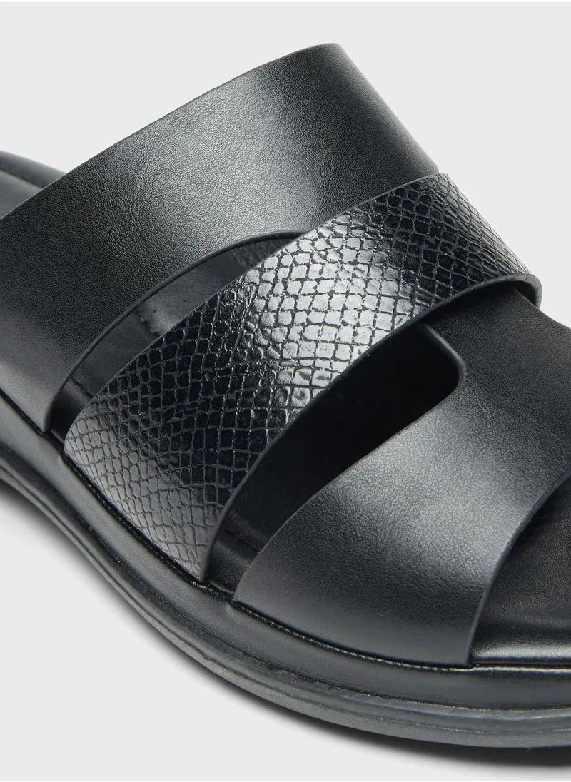 shoexpress Multi Strap Wedge Sandals