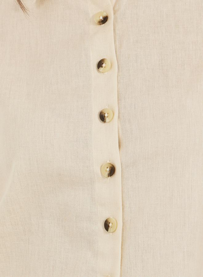 Styli Boxy Fit Solid Dropped Shoulder Shirt - Image 4