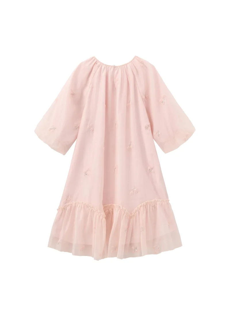 Balabala light pink Kids Girls Woven one-piece dress for Women | Best Price UAE
