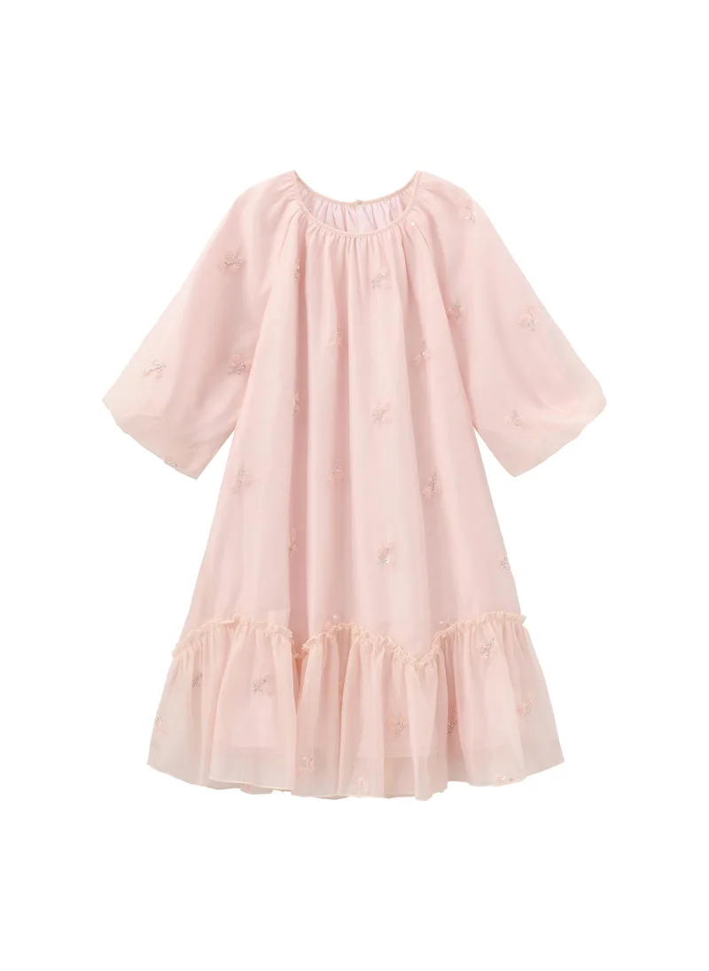 Balabala light pink Kids Girls Woven one-piece dress for Women | Best Price UAE