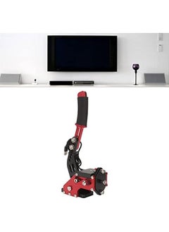 Sorandy Compatible With Ps4 64 Bit Plug And Play Usb Handbrake For Sim Racing Games Ps5 And Pc Supports G27 G25 G29 T500 T300 Non Switch For High Accuracy And Longevity Red  - Image 2