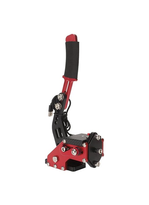 Compatible With Ps4 64 Bit Plug And Play Usb Handbrake For Sim Racing Games Ps5 And Pc Supports G27 G25 G29 T500 T300 Non Switch For High Accuracy And Longevity Red