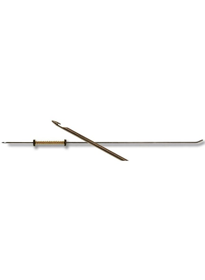 Verna Beadle Needle-Straight 7.5 inch-1mm, 7.5-Inch, Silver