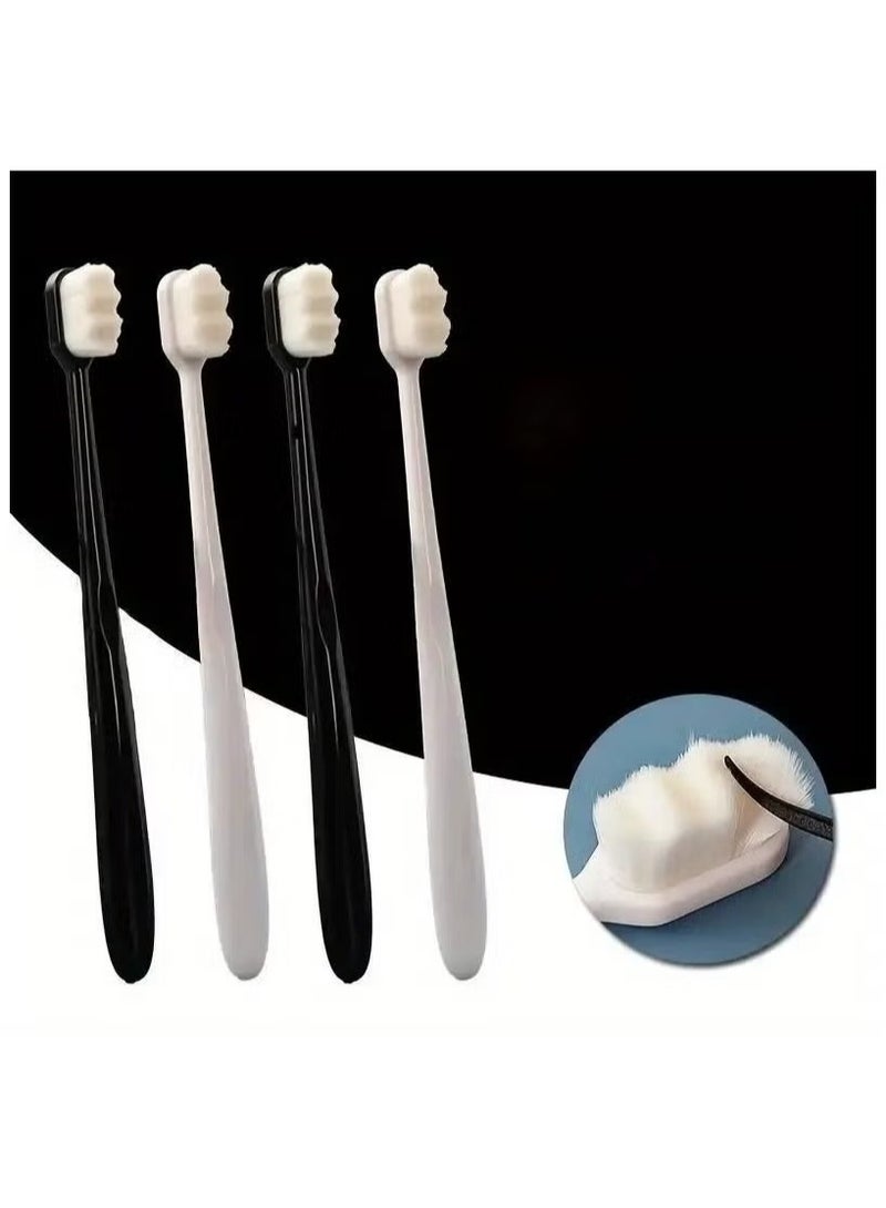 Extra Soft Toothbrush(2 Pcs), Ultra Soft-bristled Adult Toothbrush Micro Nano 15000 Floss Bristle Good Cleaning Effect for Sensitive Teeth Oral Gum Recession For Deep Cleaning Oral Care At Home . - Image 3