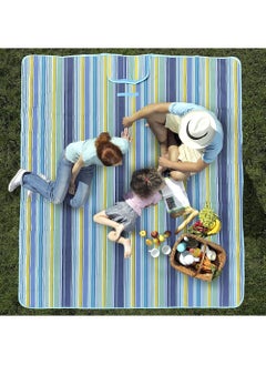 Rock Pow Foldable Picnic Blanket Waterproof Beach Blanket Waterproof Picnic Blanket Portable Picnic Mat Portable Beach Mat For Outdoor Camping Family Outdoor Park Garden  - Image 5