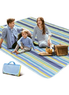 Rock Pow Foldable Picnic Blanket Waterproof Beach Blanket Waterproof Picnic Blanket Portable Picnic Mat Portable Beach Mat For Outdoor Camping Family Outdoor Park Garden  - Image 1