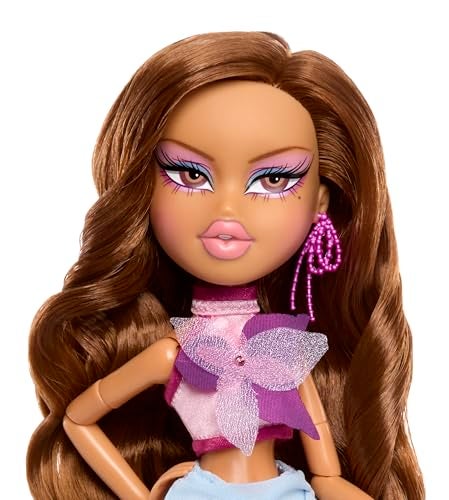 BRATZ دمية ياسمين القابلة للجمع من براتز فاشن بيكسيز مع أزياء وإكسسوارات حقيقية - Image 3